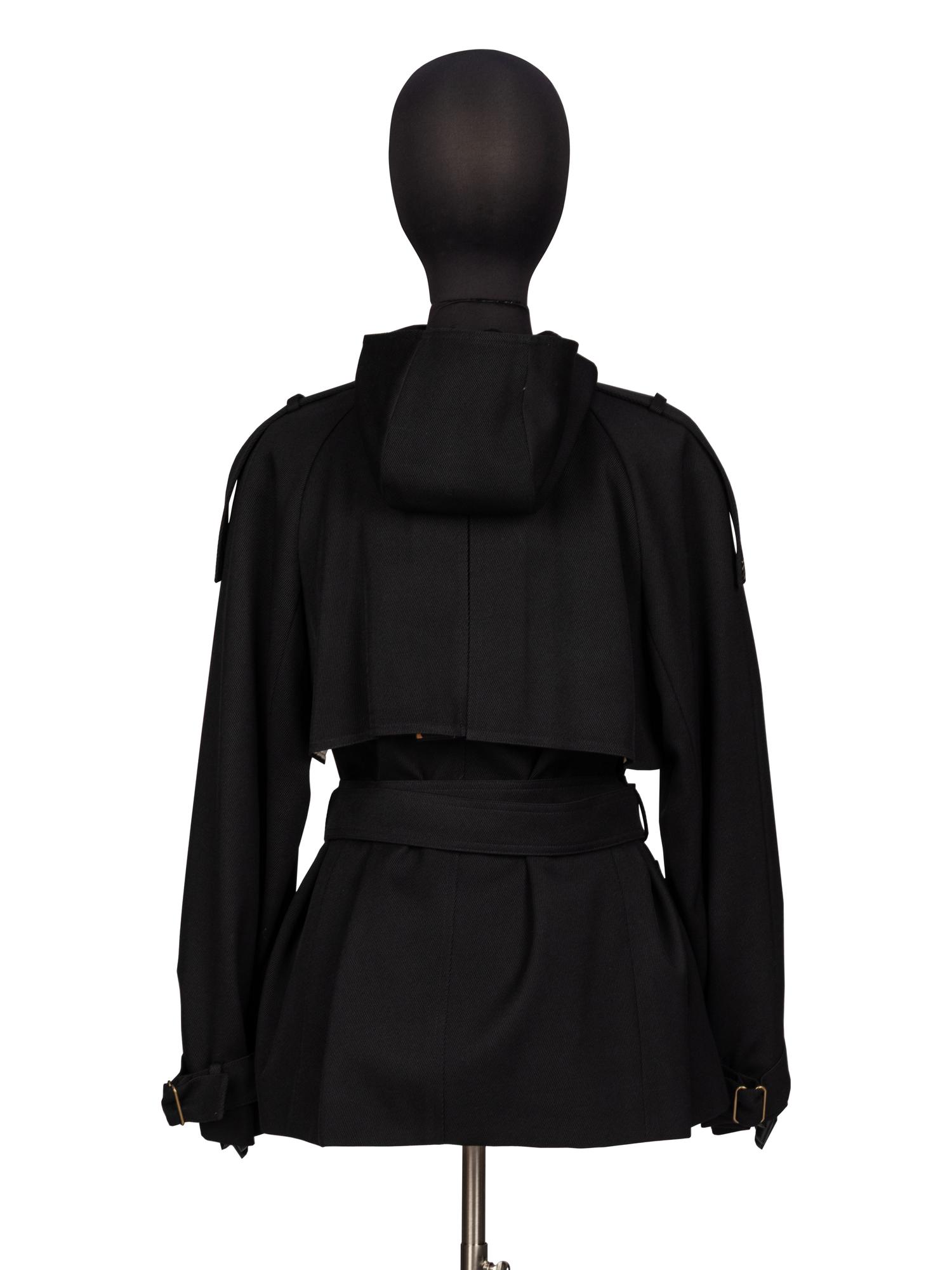 Stefano Pilati for Yves Saint Laurent Rive Gauche, Hooded Pea Coat