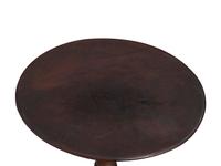 A Federal Beehive-Turned and Figured Mahogany Candlestand