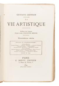 [Renoir, Pierre-Auguste (1841-1919)]. -- Geffroy, Gustave (1855-1926). La Vie Artistique, Troiseieme serie . Paris: E. Dentu, 1894.