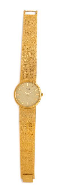 An 18 Karat Yellow Gold Ref. 19633 A6 Wristwatch, Piaget, 58.20 dwts.