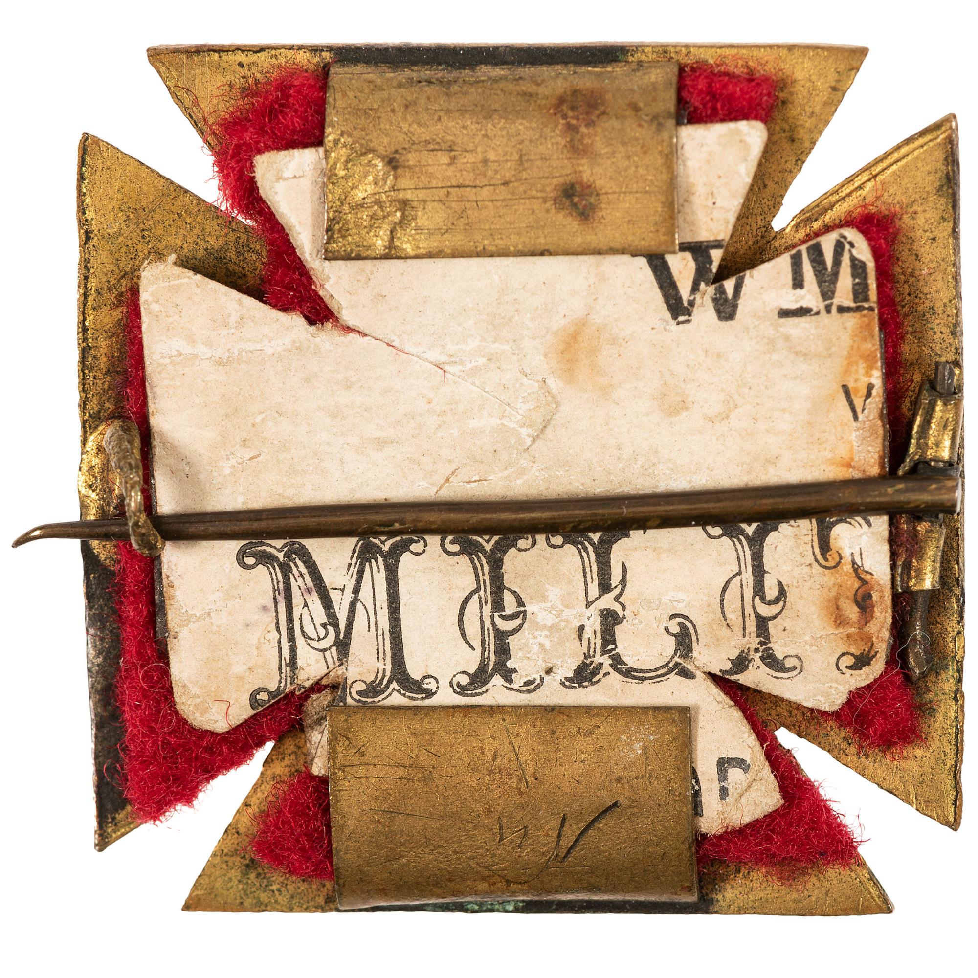 Frame style 1st Division, V Army Corps badge.