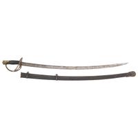 Unmarked Confederate Enlisted Cavalry Saber by Memphis Novelty Works