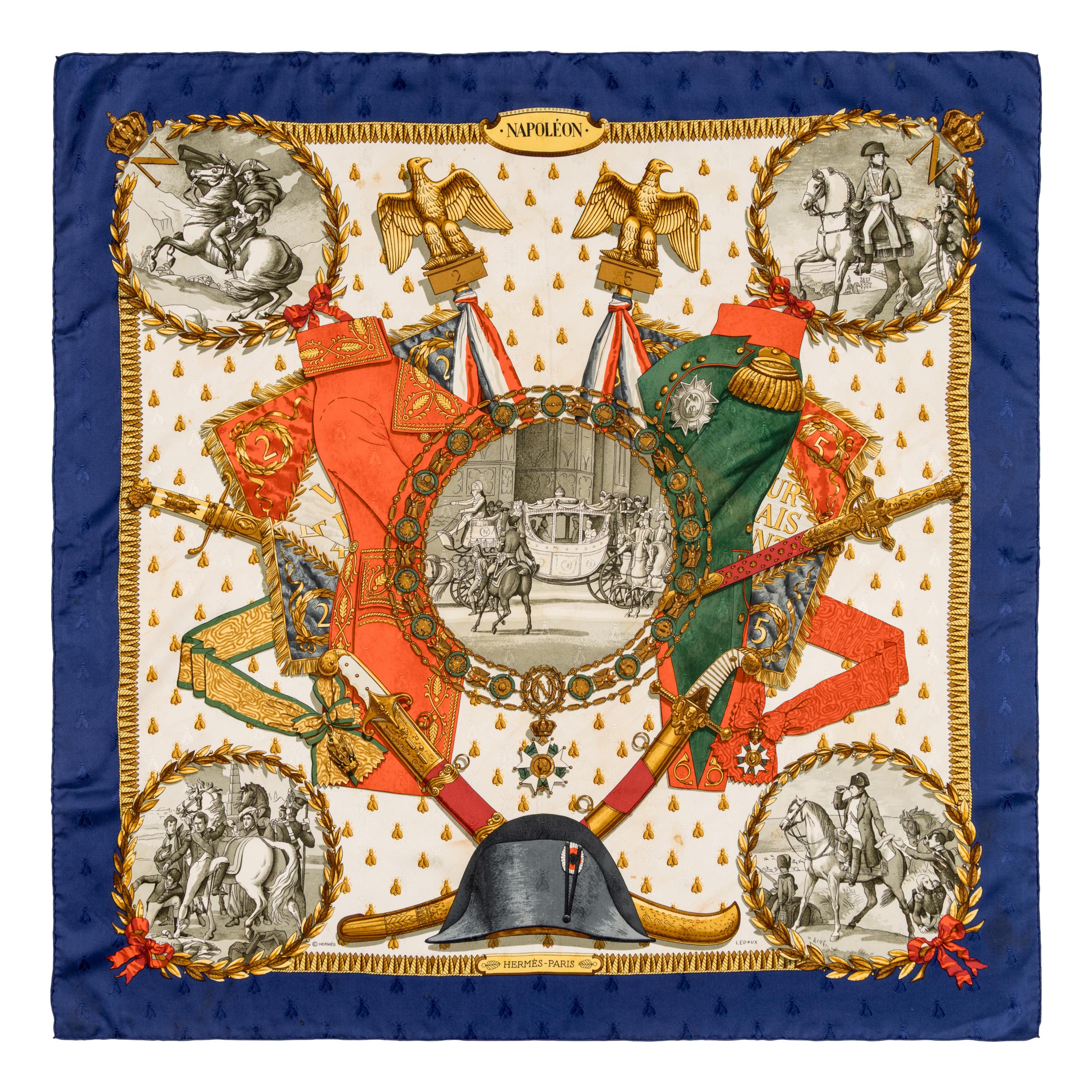 Hermès, Five Silk Scarves 90