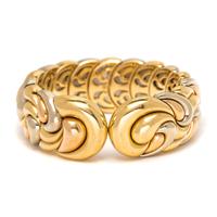 TRICOLOR GOLD CUFF BRACELET