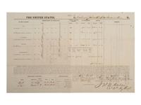 [CIVIL WAR -- AFRICAN AMERICANA]. Pay voucher of Col. John M. Harlan, 10th Kentucky Infantry.