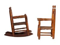 A Child's Rocking Chair and Armchair
