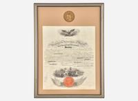 [Presidential] Buchanan, James: Partially-Printed Document, signed