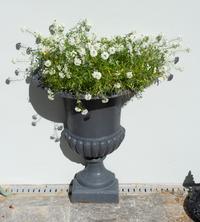 A Pair of Flat-Sided Iron Wall Planters