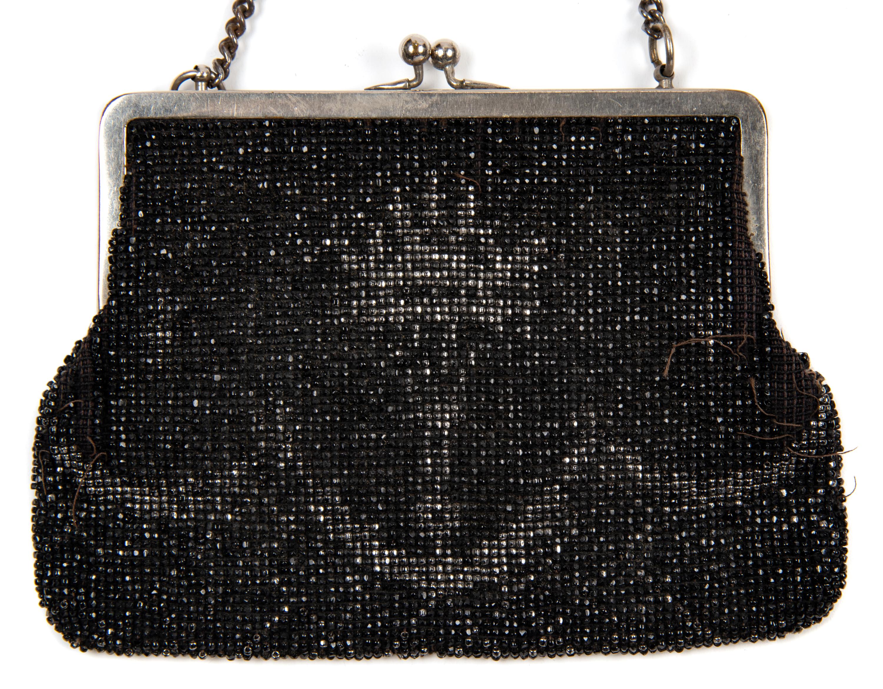 Collection of Sixteen Beaded and Embroidered Fabric and Leather Bags, 1850-1905