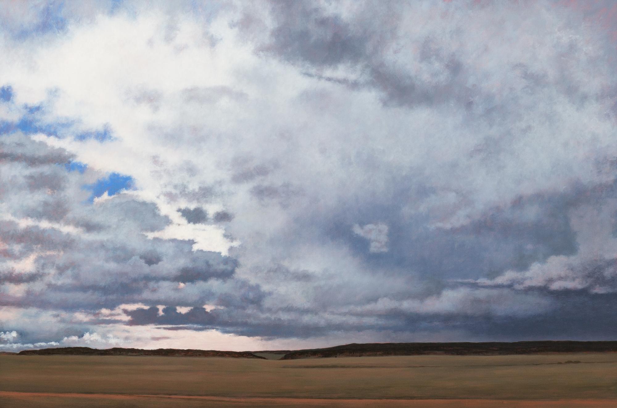 Jeff Aeling, (American, b. 1958), Thunderstorm Over the Camche Gap, 2002