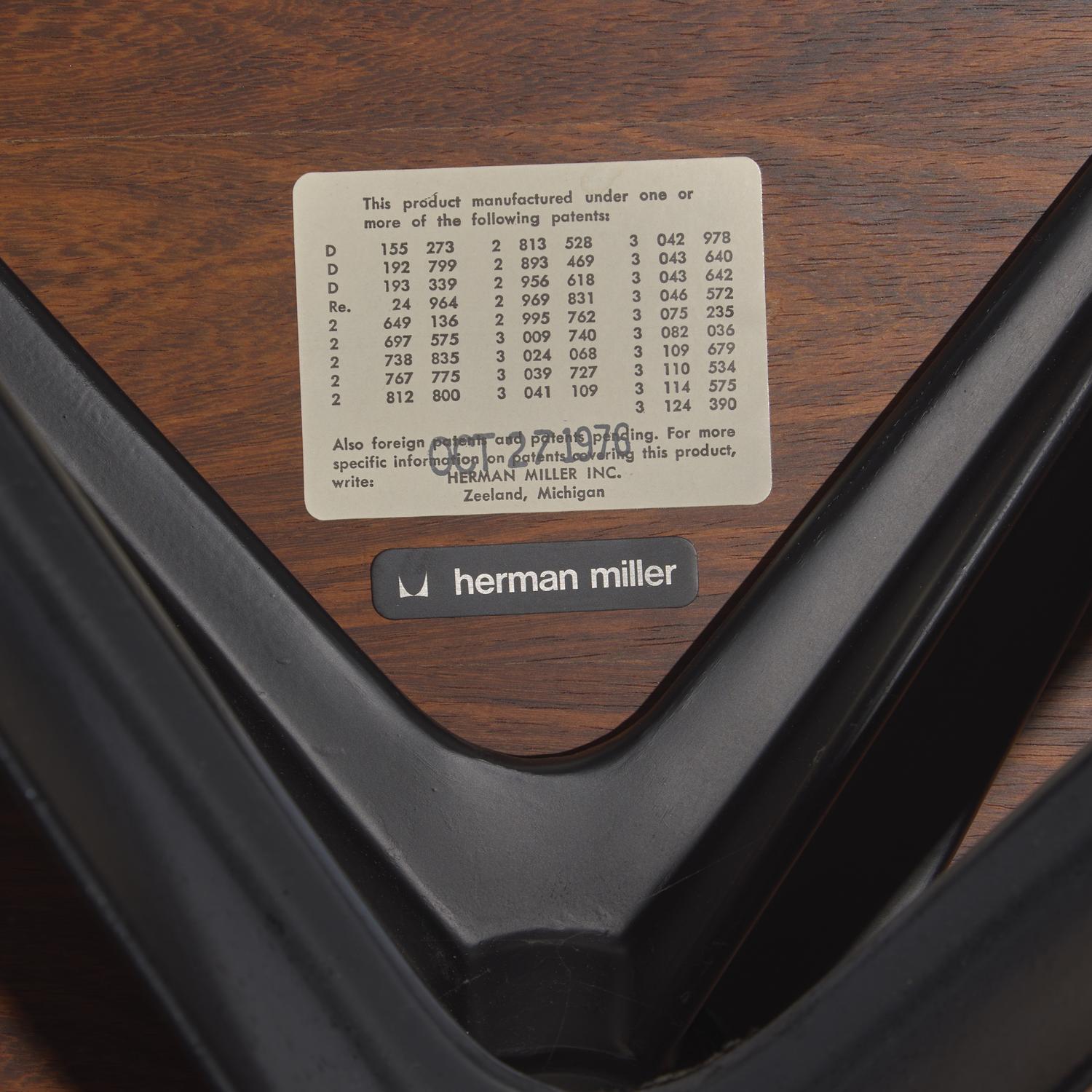 670 / 671 lounge chair and ottoman Herman Miller, USA, 1979