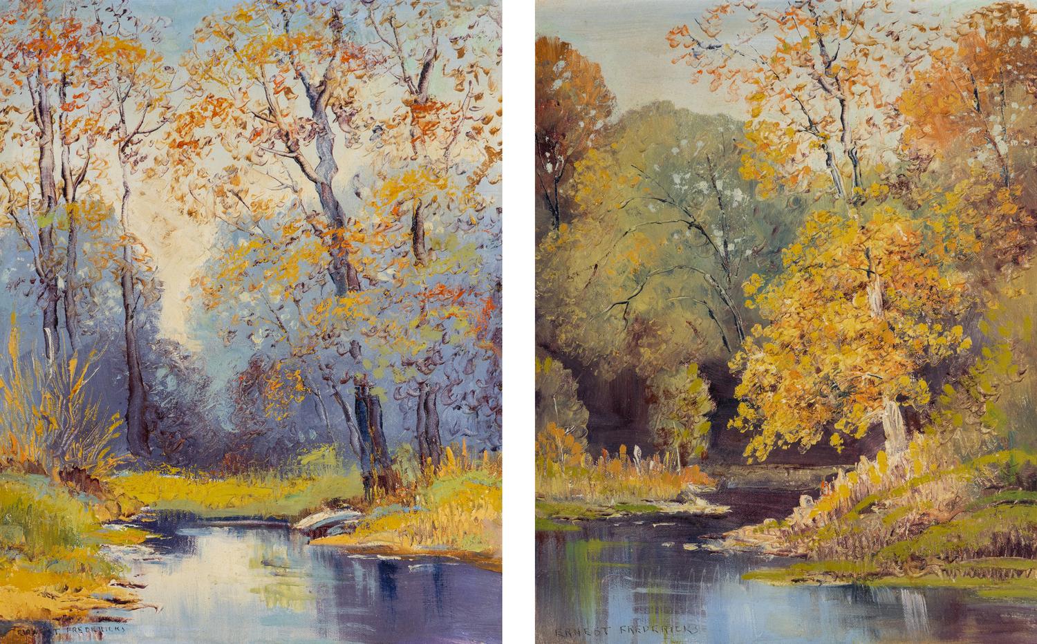 A Pair of Works including Berns Wood and Camp Berns