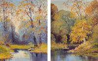 A Pair of Works including Berns Wood and Camp Berns