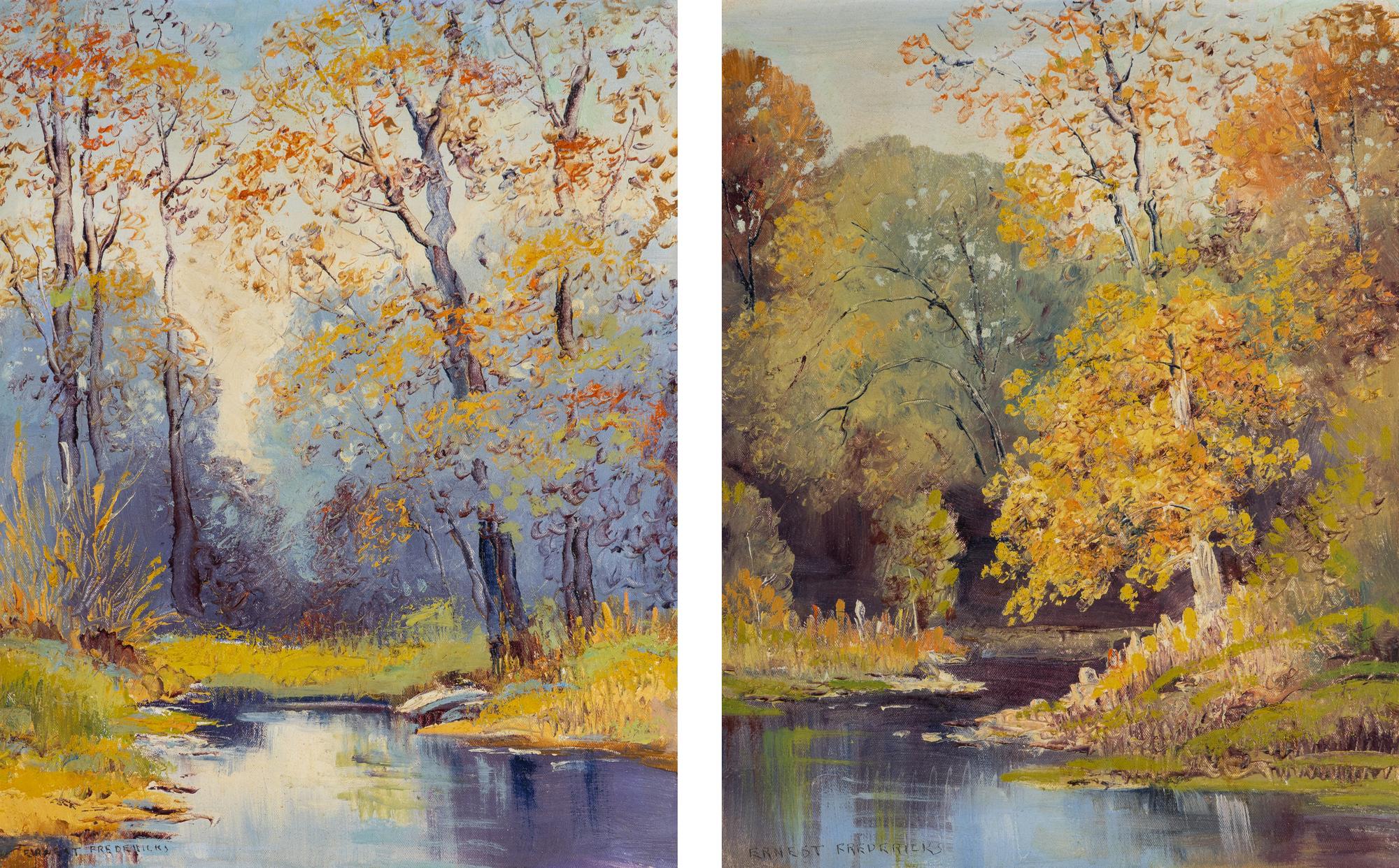 A Pair of Works including Berns Wood and Camp Berns