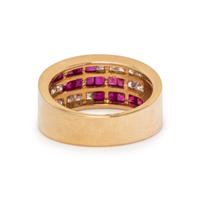 DIAMOND AND RUBY RING