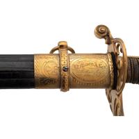 Combination French Hilt Schuyler, Hartley & Graham Officer's Sword Inscribed to Lt. Mason Rea 24th Mass. Infantry - KIA at Drewy's Bluff