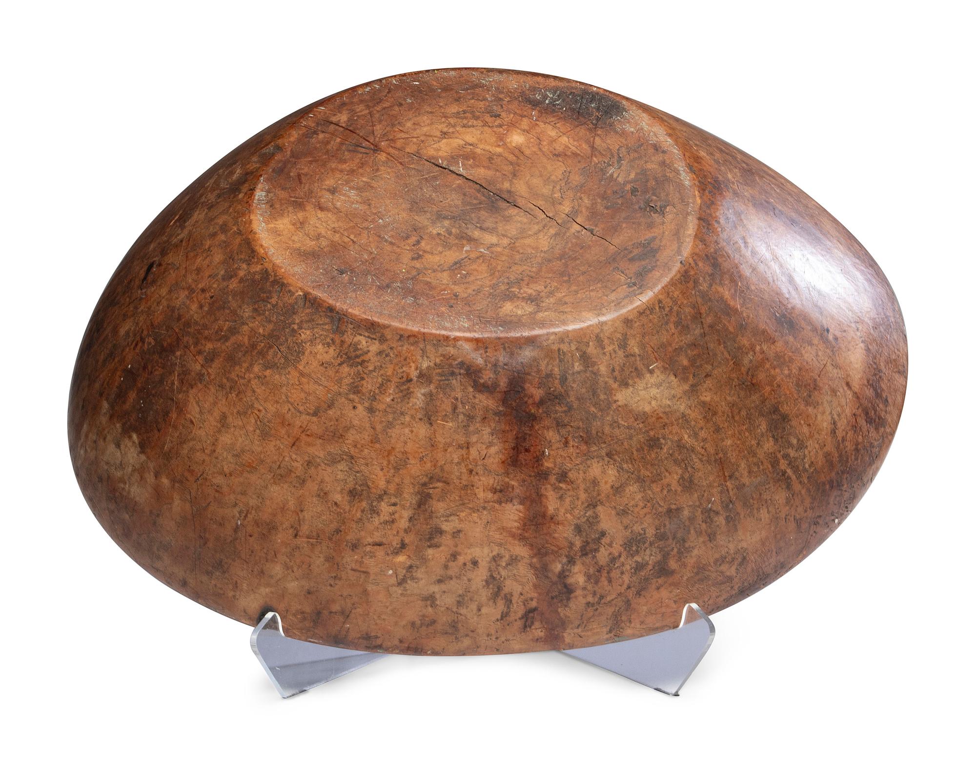 A Large Burl Maple Bowl