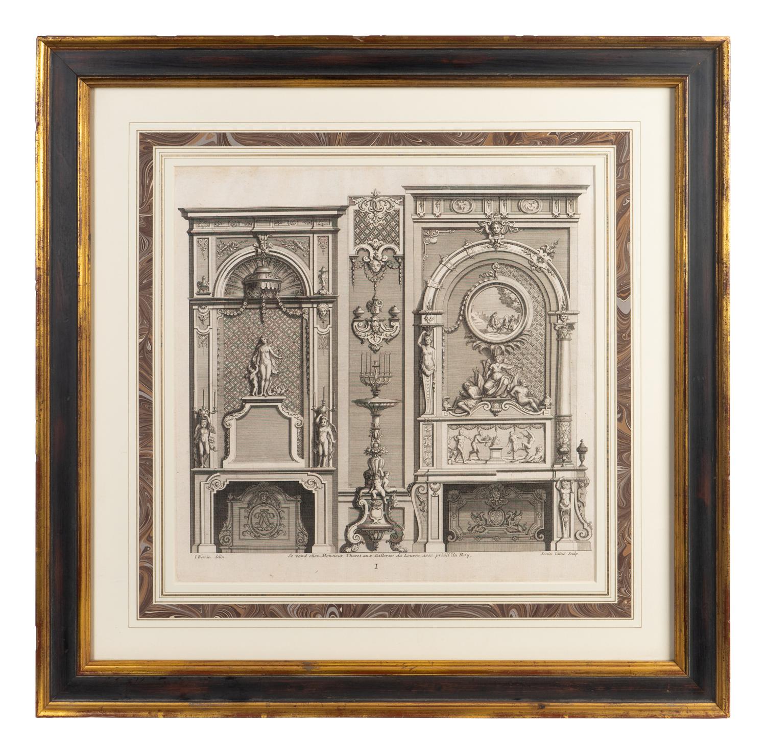 Four Architectural Engravings — 19TH CENTURY