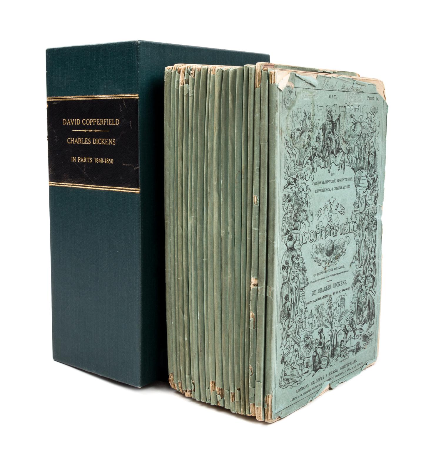 DICKENS, CHARLES. David Copperfield. London, 1840-1850. First edition in original parts.