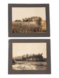 [EARLY PHOTOGRAPHY]. 20 occupational photographs, incl. railroad workers and farmers.