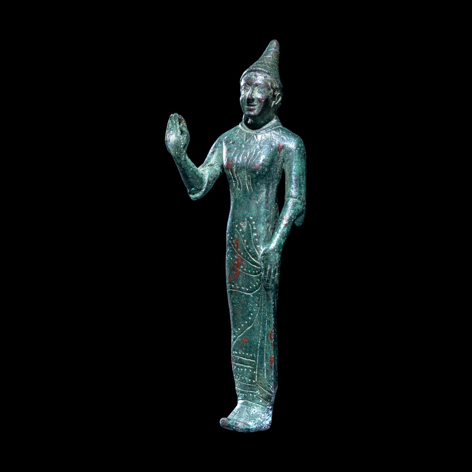An Etruscan Bronze Kore