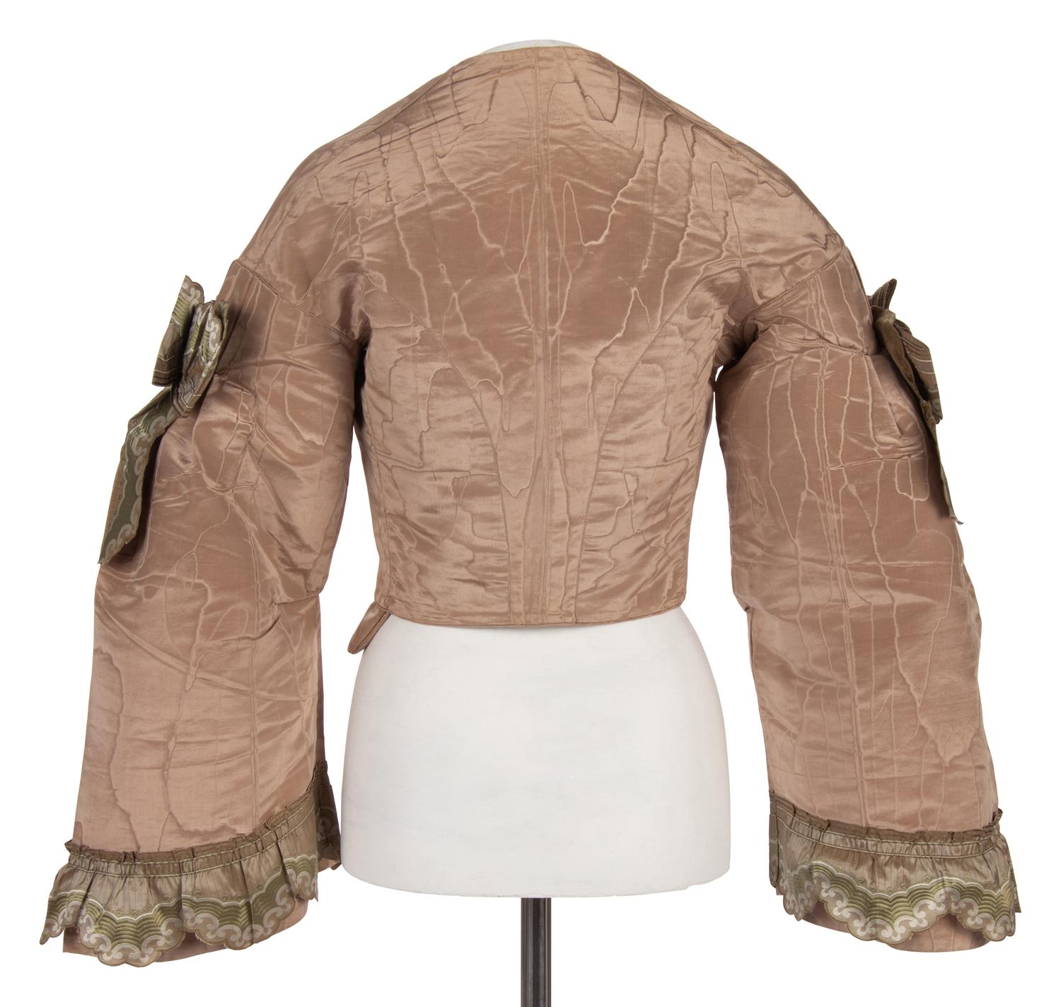Silk Moiré Taffeta Bodice and Skirt, 1860s