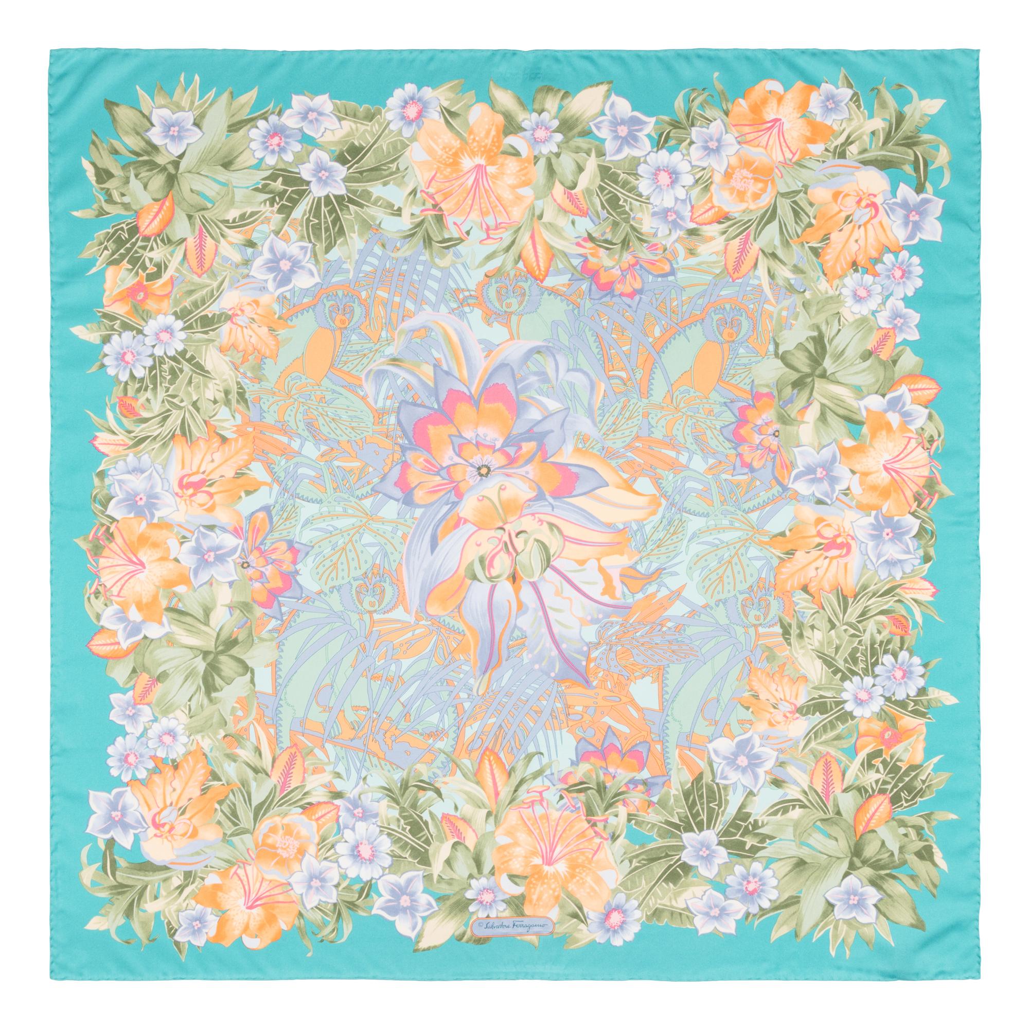 Ferragamo, Four Silk Scarves