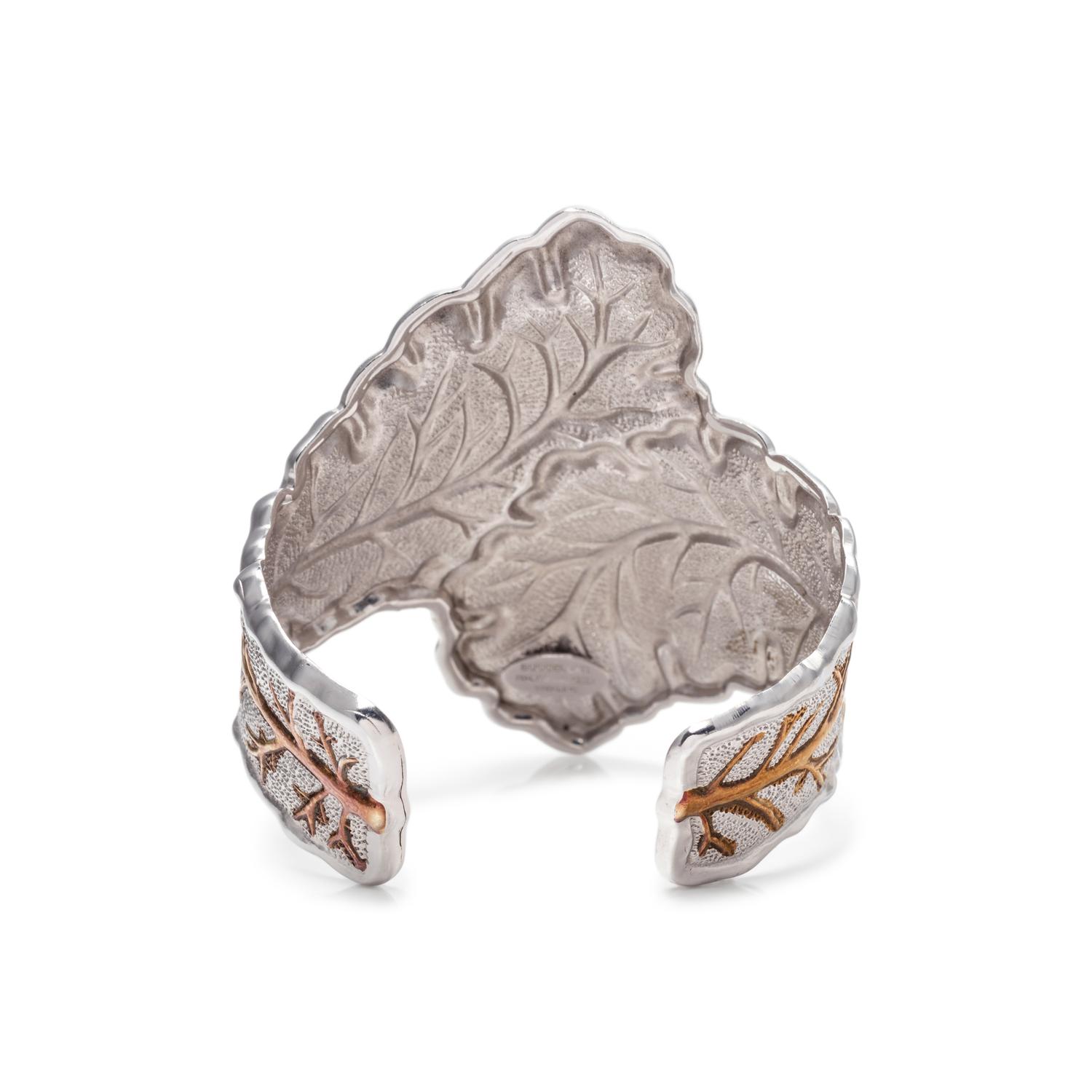 BUCCELLATI, STERLING SILVER CUFF BRACELET