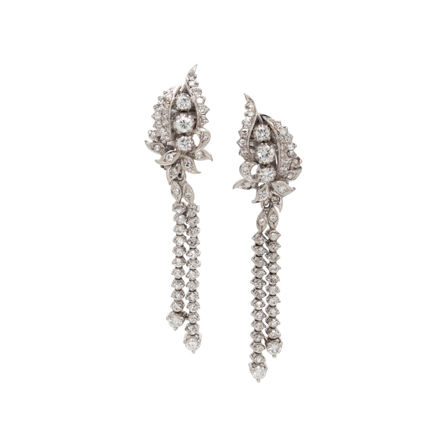 DIAMOND CONVERTIBLE PENDANT EARRINGS