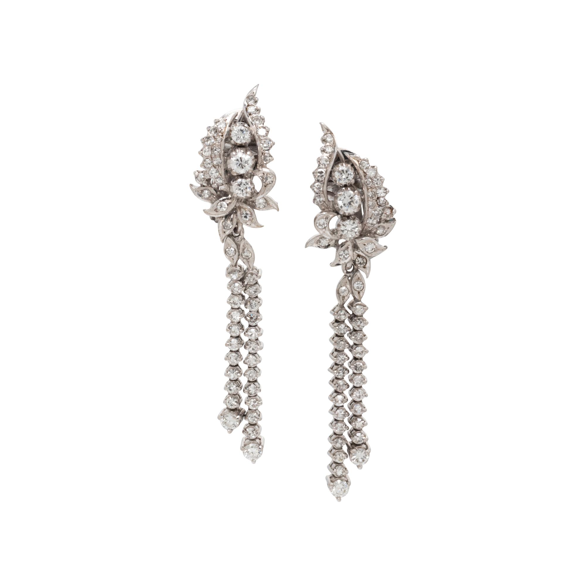 DIAMOND CONVERTIBLE PENDANT EARRINGS