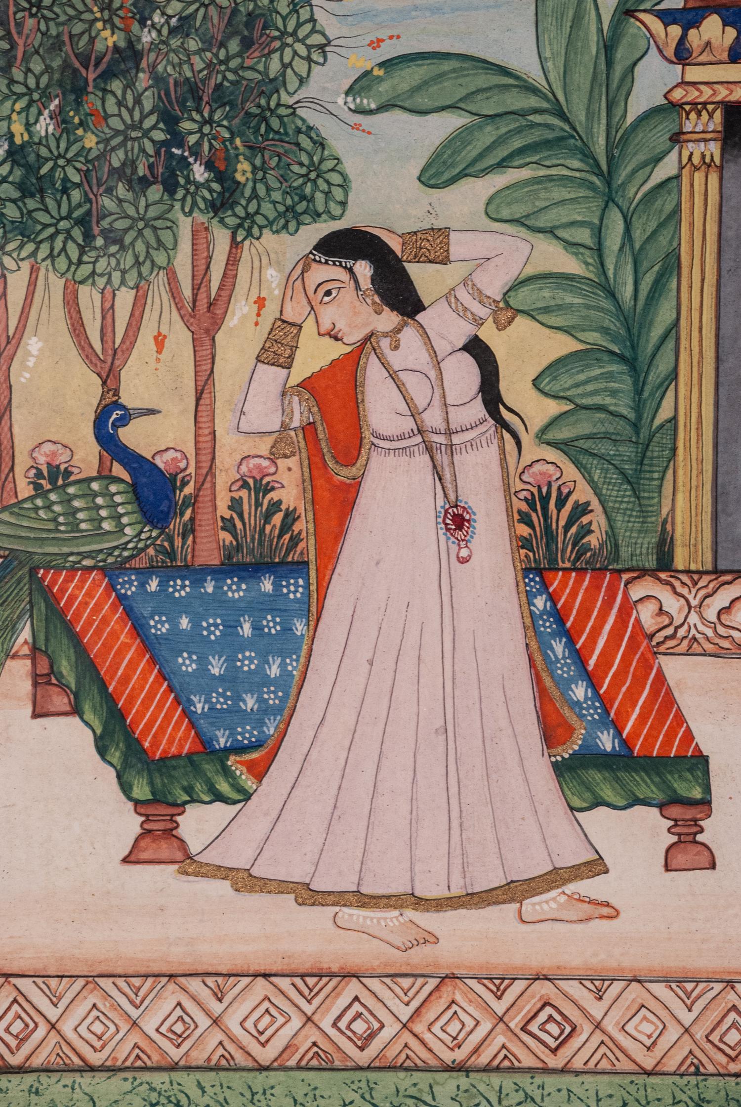 Four Indian Miniature Paintings