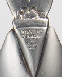 A Danish Silver Bar Service, Georg Jensen Silversmithy, Copenhagen, Second Half 20th Century, Cactus pattern, comprising a mixing spoon