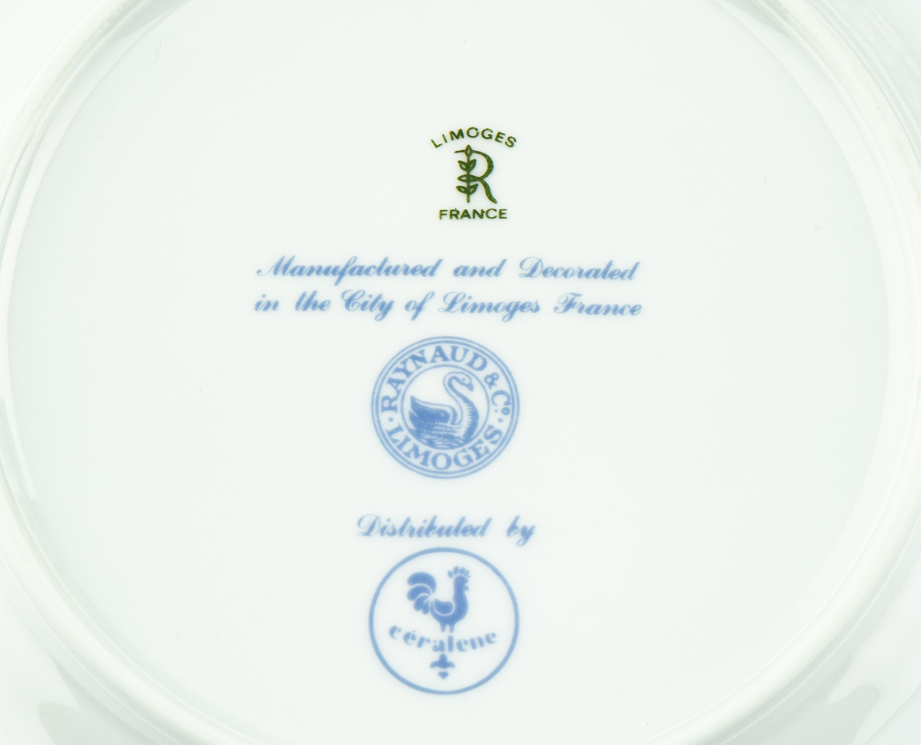 A Raynaud-Limoges Porcelain Dinner Service