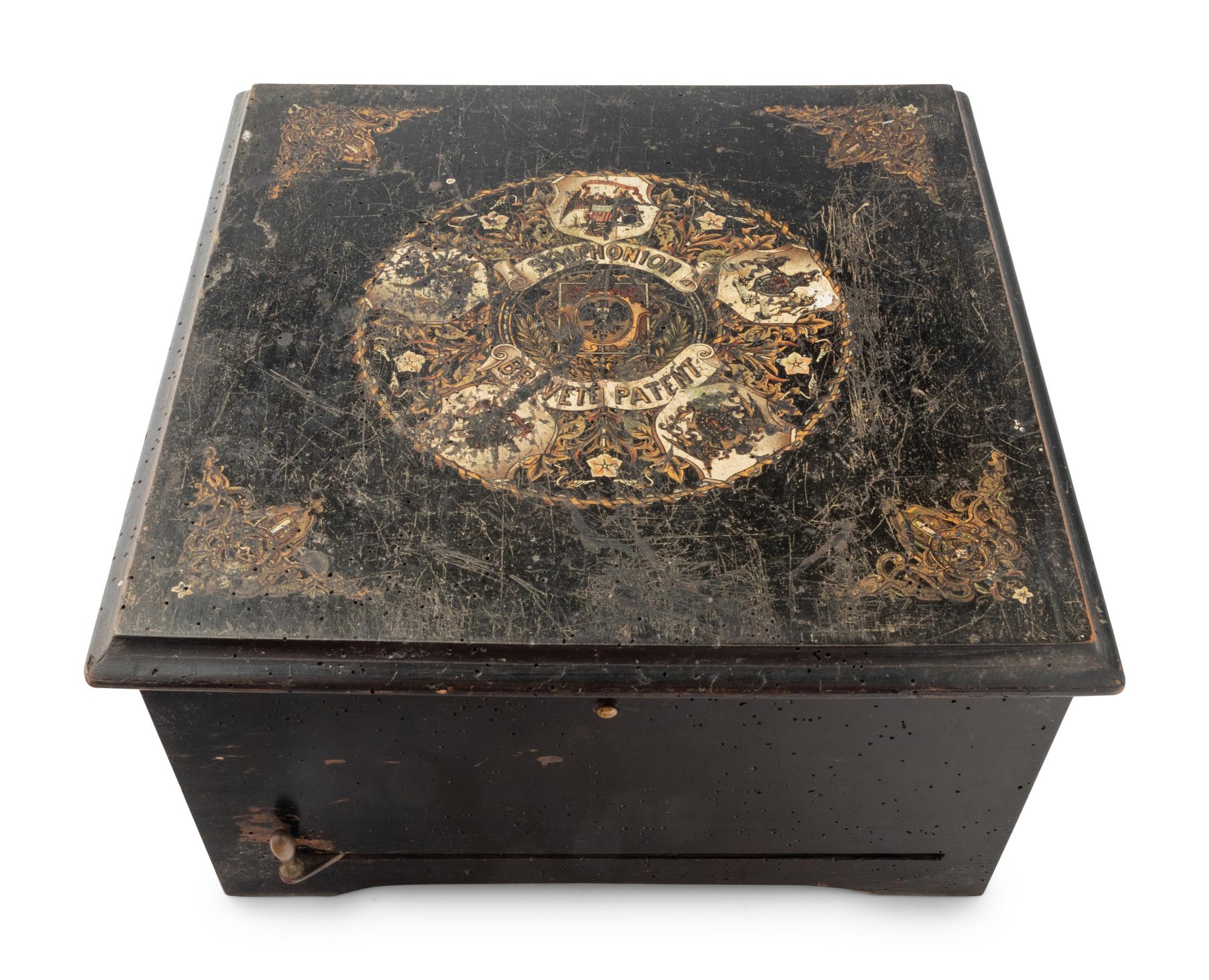 A Symphonion Disk Music Box
