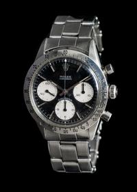A Stainless Steel Ref. 6239 Cosmograph Daytona Chronograph Wristwatch, Rolex, Circa 1969,