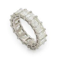 DIAMOND AND PLATINUM ETERNITY RING