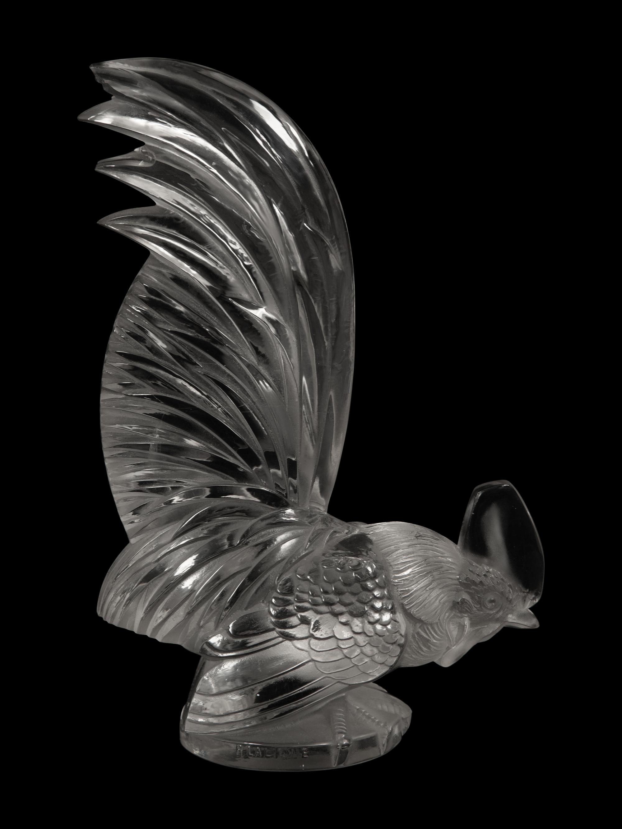 A Lalique Coq Nain Ornament