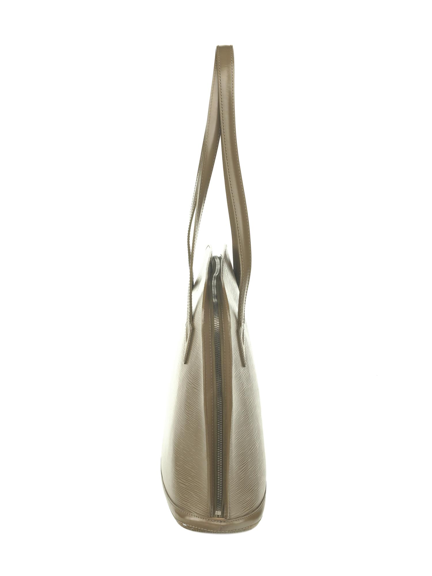 Louis Vuitton, Khaki Epi Leather Lussac Bag