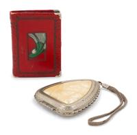 A Book-Form Compact and a Silvertone Compact