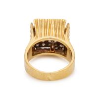 BICOLOR GOLD AND DIAMOND RING