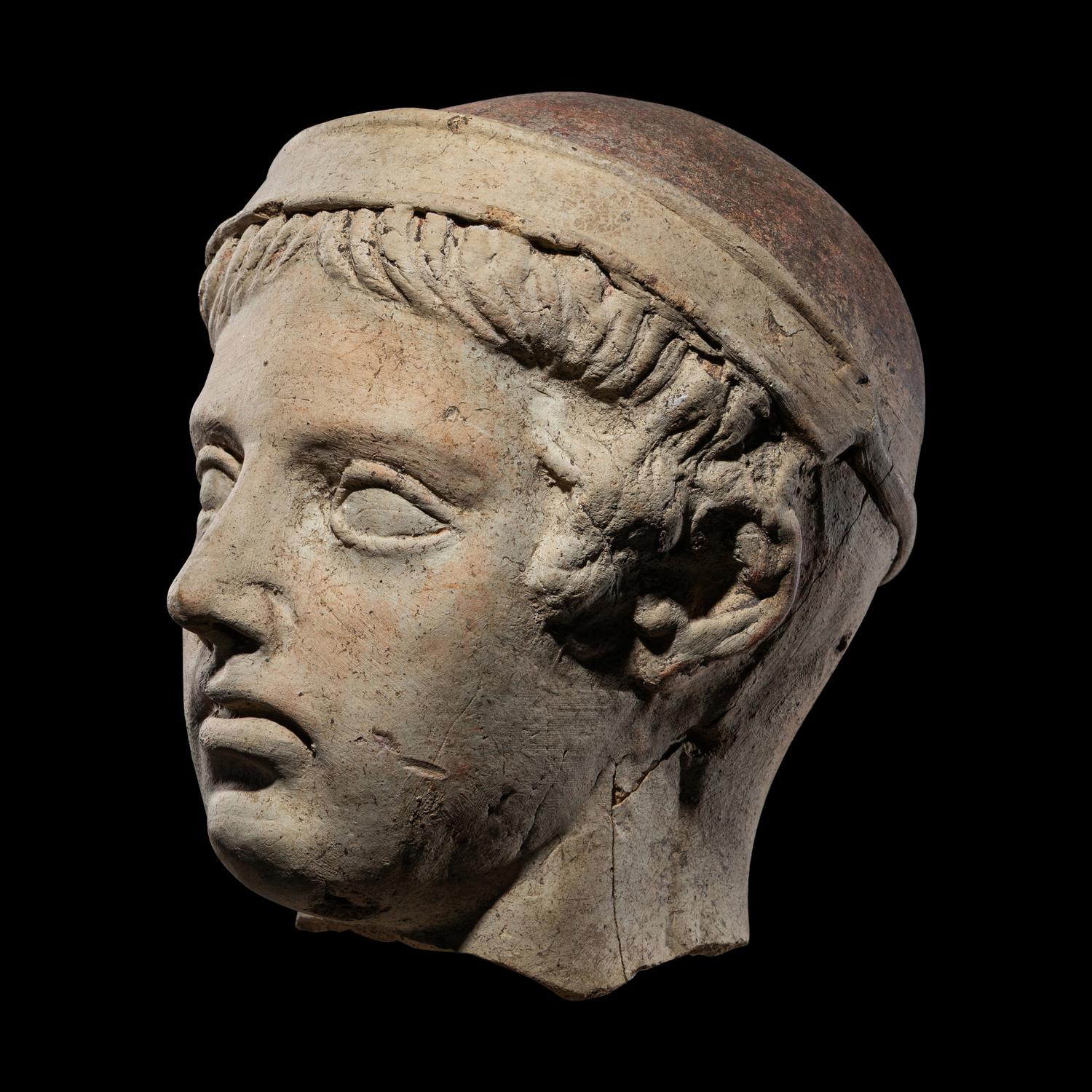 An Etruscan Head of an Ephebe