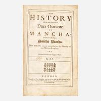 [Literature] (Cervantes Saavedra, Miguel de) The History of the most Renowned Don Quixote of Mancha: And his Trusty Squire Sancho Pancha...