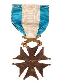 [CIVIL WAR]. Pair of veteran's medals incl. Society of the Army of the Tennessee medal identified to Captain Henry L. Swords, 36th, 59th & 57th Massachusetts Infantry Regiments, WIA at North Anna River.