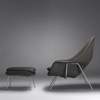 'Womb' Chair and Ottoman, c. 1960 Knoll Associates, USA
