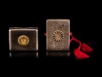 Two Japanese Rectangular Box-Form Bonbonnière