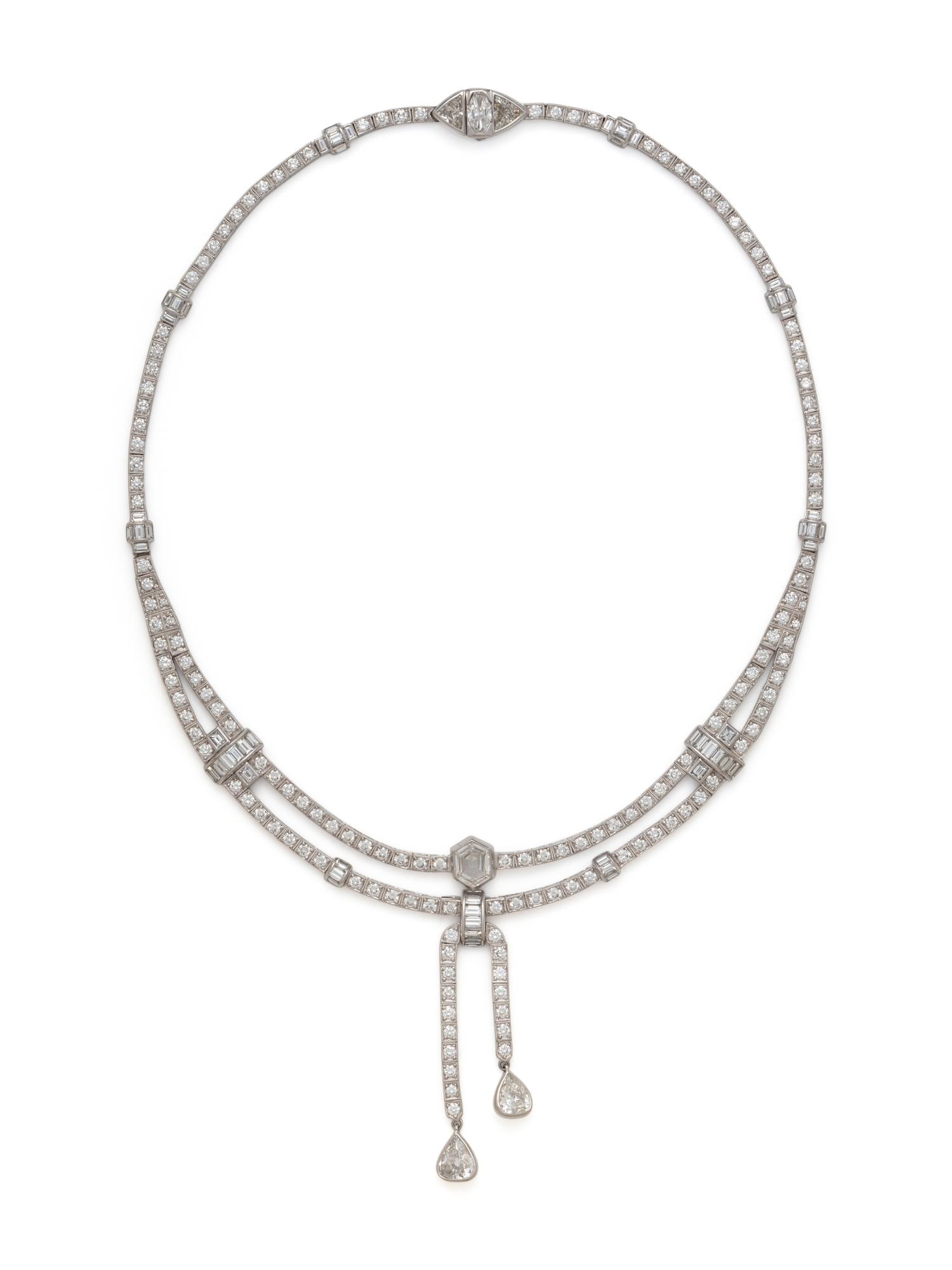 FRED LEIGHTON, DIAMOND NÉGLIGÉE NECKLACE