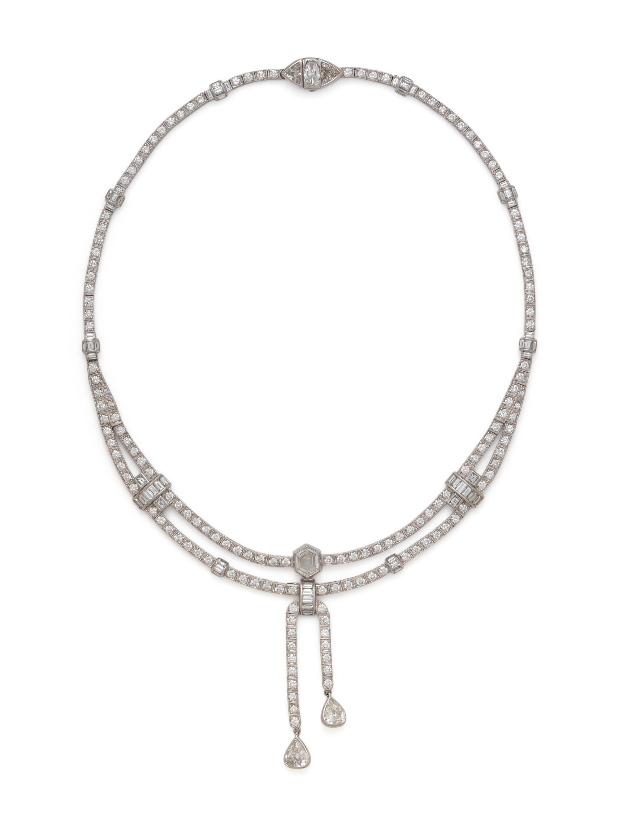 FRED LEIGHTON, DIAMOND NÉGLIGÉE NECKLACE