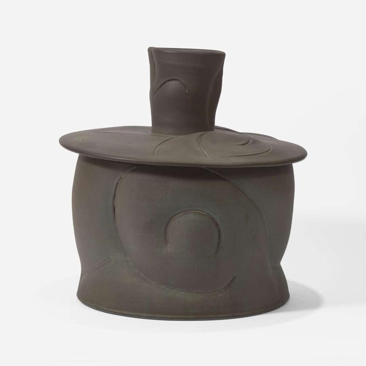 Chris Gustin (American, b. 1952) Large Lidded Vessel, USA, 1983