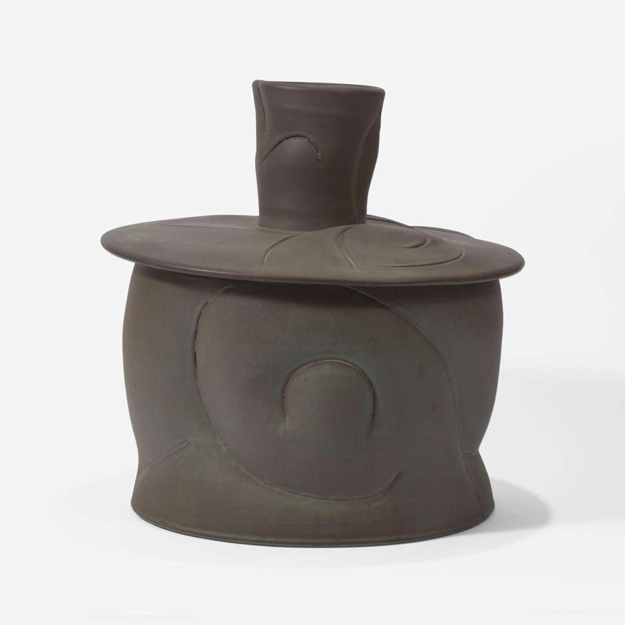 Chris Gustin (American, b. 1952) Large Lidded Vessel, USA, 1983