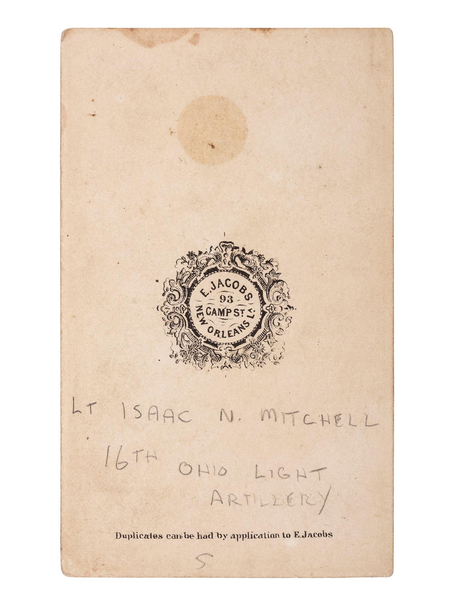 [CIVIL WAR] 16th OH Battery Archive, incl. hand-drawn camp scene, escutcheon, war-date diary, CDVs.